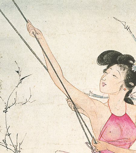 石台-胡也佛的仕女画和最知名的金瓶梅秘戏图
