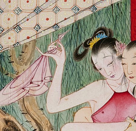 石台-迫于无奈胡也佛画出《金瓶梅秘戏图》，却因此成名，其绘画价值不可估量